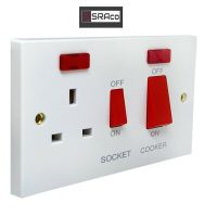 Ultra Thin VIP White Cooker Socket