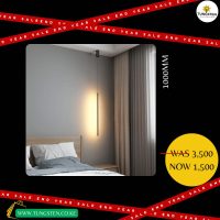 100m  Slim Single Pendant Light |Minimalist Bedroom Bedside Bar Cylinder Hanging Ceiling Light