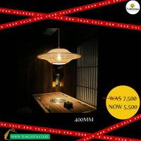 Wicker Chandelier,Retro Creative Bamboo Weaving Chandelier Rattan Art Pendant