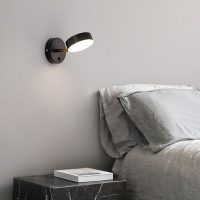 Minimalist Black Wall Sconce Lamp | On * Off switch