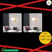 Modern Globe Glass Shade Indoor Retro Wall Lamps, for Living Room Dining Room Bedroom Vanity Mirror Decor Lantern, E27 Base