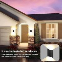 Simple Irregular Shape Outdoor Wall Lantern Wall Light Hallway Garage Porch Lighting Wall Lamp