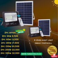 2pc Solar Floodlight Offer