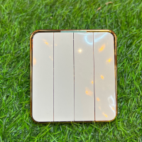 Luxury 4gang 2way Gold  & White Switch