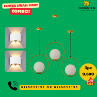 3pc pendant light,2 wall lights @9,500