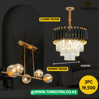 Dining & Living Room Light Combo