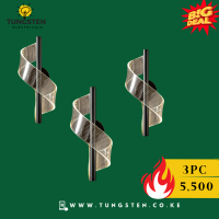 Modern creative screw shape acrylic wall light