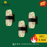 Black Art acrylic hotel corridor wall light creative personality wall light bedroom bedside LED wall lamp
