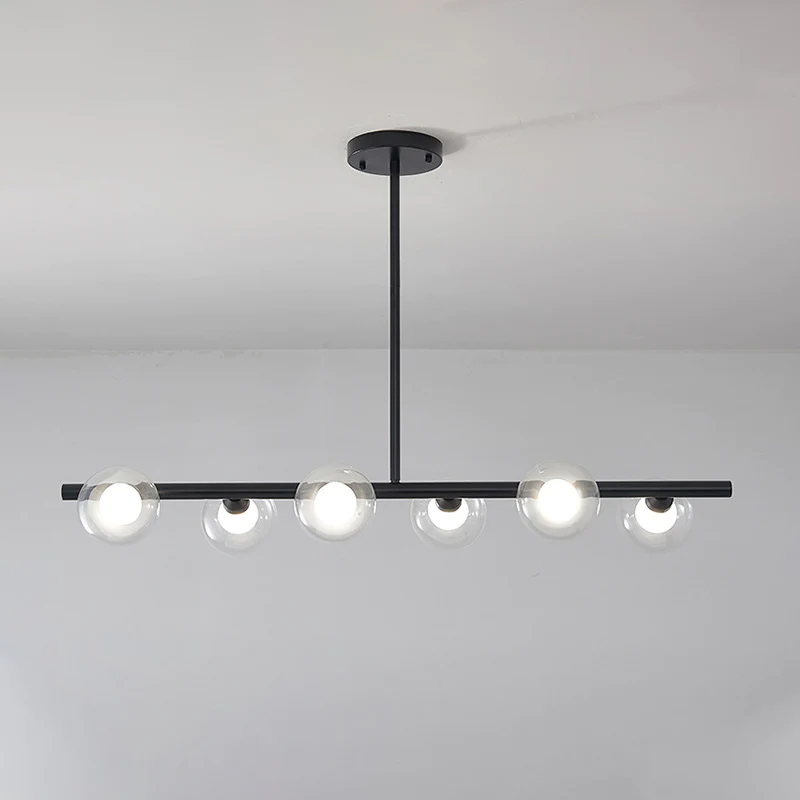 6bulb Glass Island Ceiling Chandelier Light - Image 3