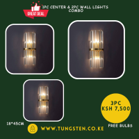 3pc Crystal Wall Light Offer