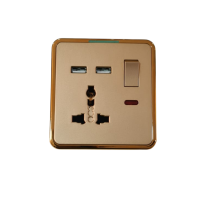 Luxury Gold socket - SINGLE SOCKET