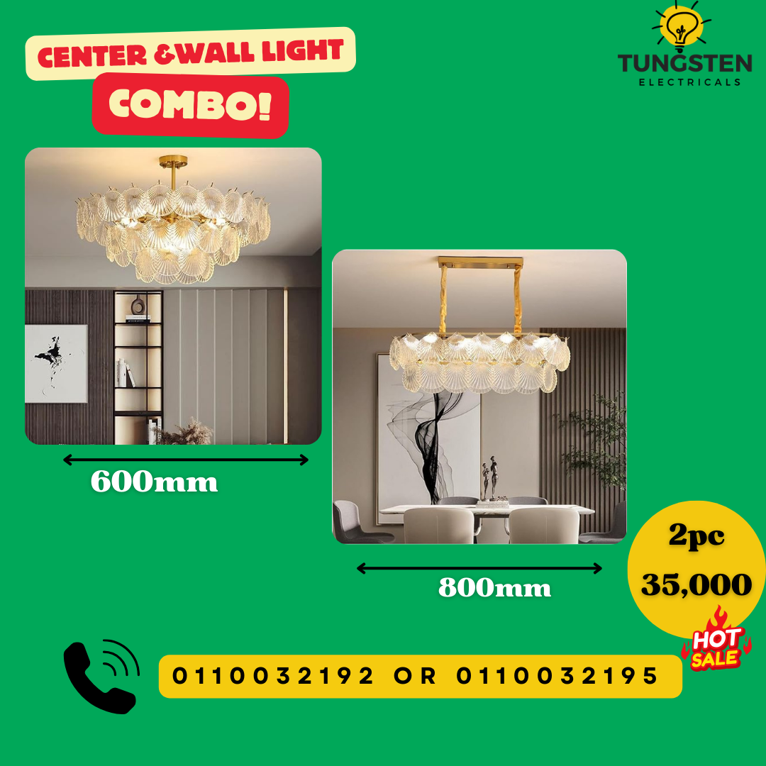2pc Crystal Living & Dining Chandeliers Ksh 31,500| 600mm,800mm Crystal Chandelier - Image 6