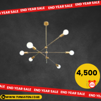 6bulb Nordic Style Gold Sputnik Chanderlier Light |End Year Sale