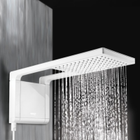 Lorenzetti Acqua storm ultra instant plain white shower| Fresh Water Luxury Shower