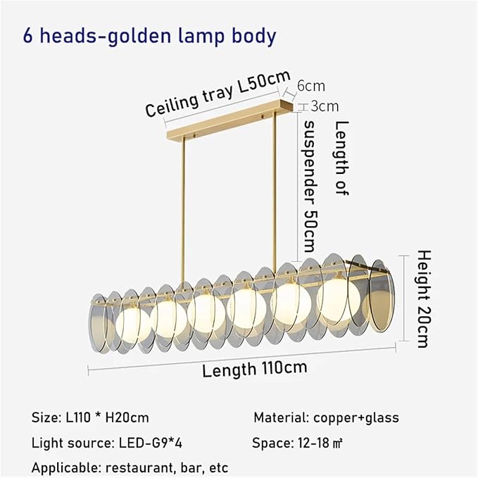 Scandinavian Style Villa Living Room Chandelier Dining Room Indoor Lights Pendant Lamp - Image 2
