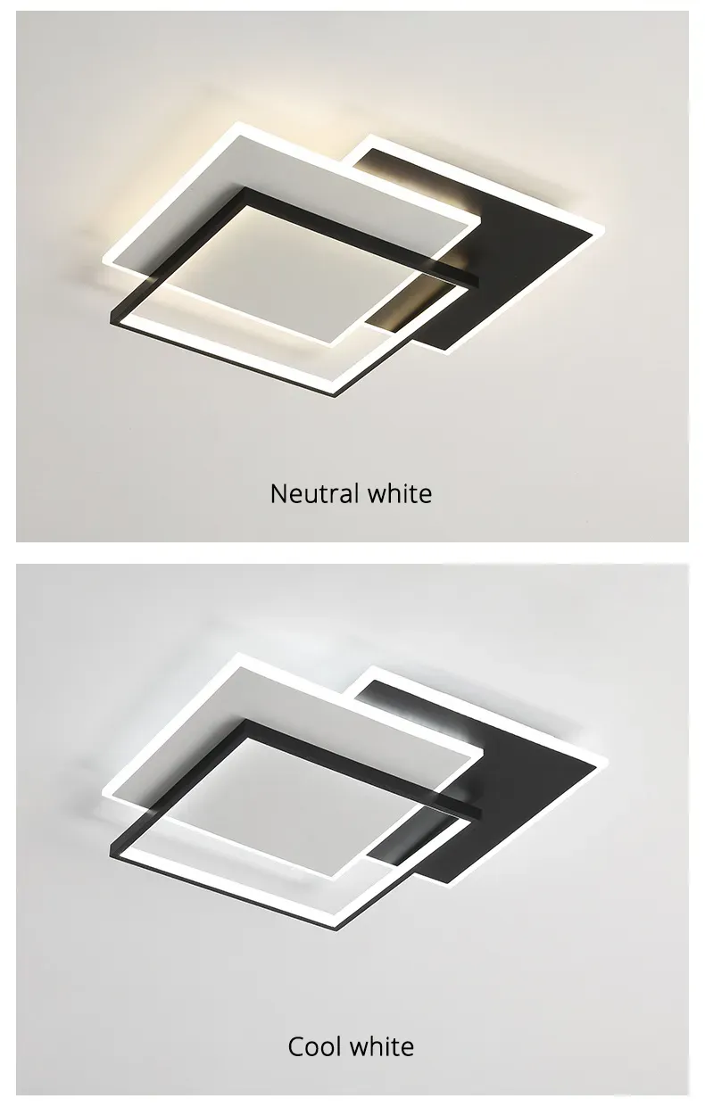 HJGTTTBN Ceiling lights Ceiling Lamp, Rectangular Lamp, Balcony, Living Room - Image 2