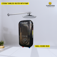 Black Cesium Tankless Instant Shower