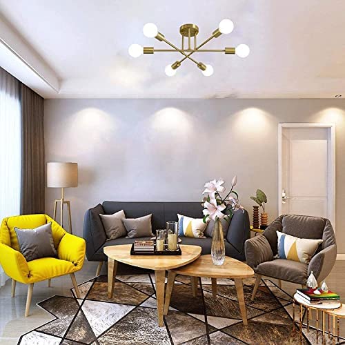 Industrial Golden Chandelier | Modern Chandeliers in Nairobi | Living & Bedroom Light - Image 4
