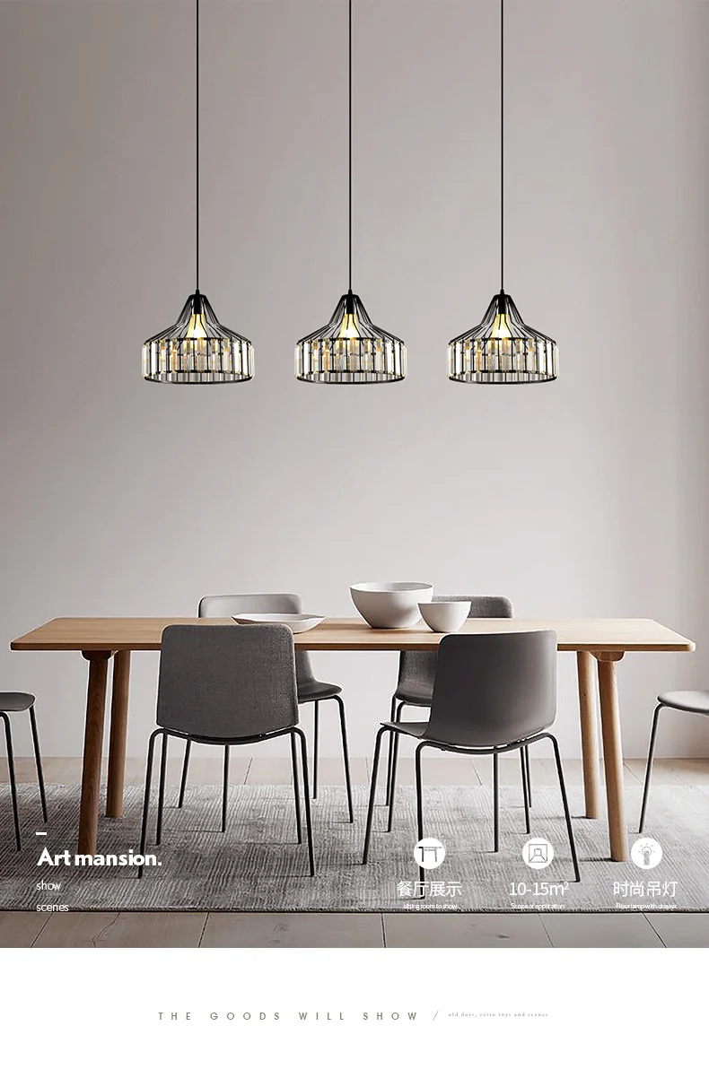 hot sale modern led modern crystal chandelier ceiling luxury light fixture for home kitchen decoration home lighting indoor