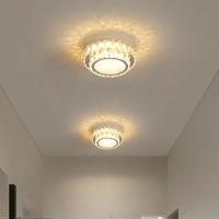 Crystal glass ceiling light | Aisle Corridor LED Ceiling lamp