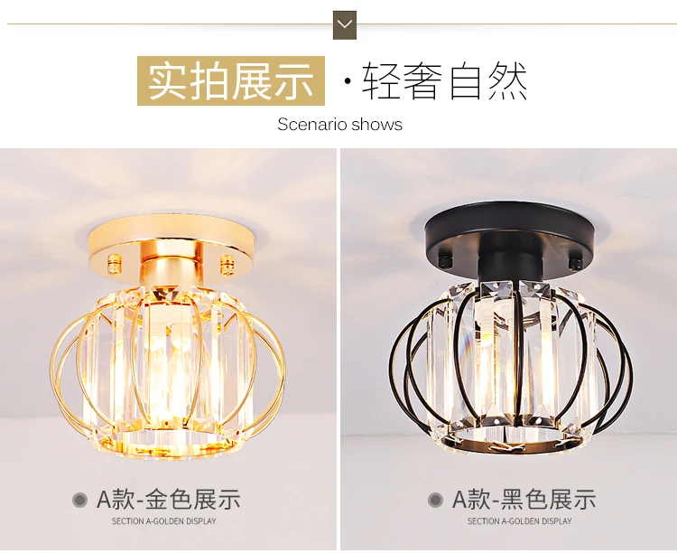 E-commerce Hot Sale New Ceiling Light Hotel School Villa Corridor Staircase Lamp Modern Square Design LED Ceiling Lamp E27 E26