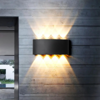 1w*8 Wall Light| Up & Down Wall Sconces| Outdoor Perimeter Wall Lights