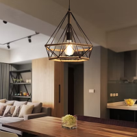 Diamond Shape Pendant Light