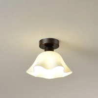 Scandinavian Minimalist Semi-Flush Mount Ceiling Light
