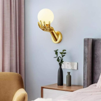 Modern Hand-Shaped wall light