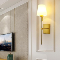 Modern Antique Brass Wireless rechargeable Wall Sconces