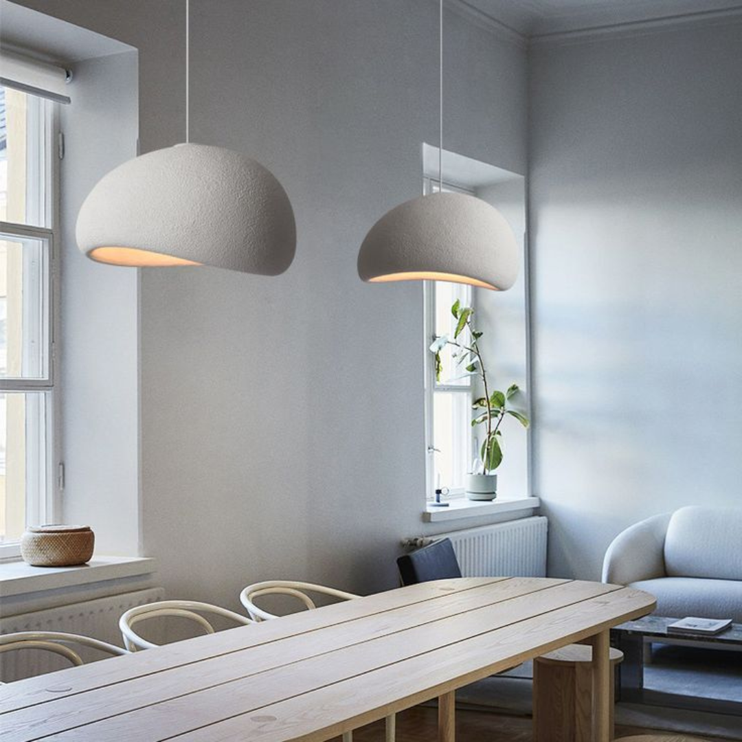 Wabi Sabi Bird Nest Shape Hanging Pendant Light