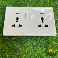 Luxury Screwless Universal Port Twin Socket