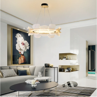 Modern Gold Floral LED