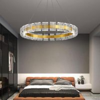 Designer Round strip Double Ring Minimalist Chandelier