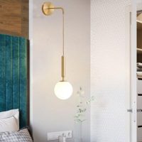 Luxury Gold Hanging Wall light
