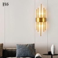 Luxury Crystal Wall Lights | Black & Gold