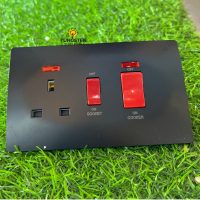 Ultra Thin VIP Black Cooker Socket