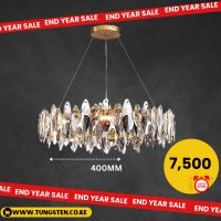 Modern Ash Crystal Chandelier Transparent Chandelier Living Room Dining Room Bedroom Kitchen Chandelier