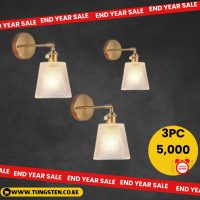 Vintage Glass Wall Sconce Light, Modern Minimalist Wall Lamp for Bedroom Kitchen Hallway Living