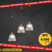 Scandinavian minimalist dining room three head pendant chandelier light