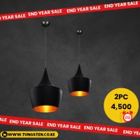 ASHES Ceiling Pendant Light, Industrial V-intage Black Gold Pendant Lamp