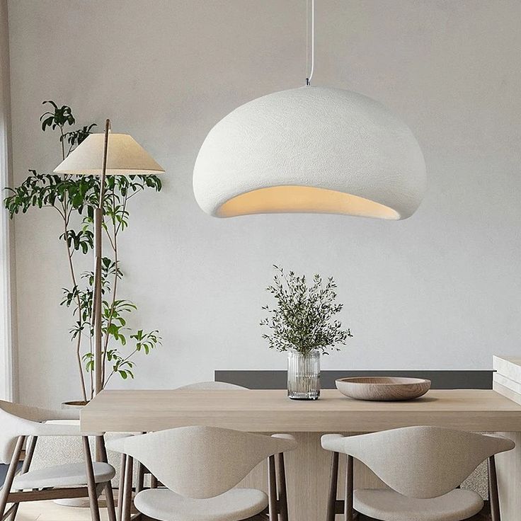 Wabi Sabi Bird Nest Shape Hanging Pendant Light 40cm Wide - Image 3