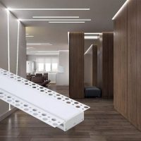 LED perforated aluminium profile