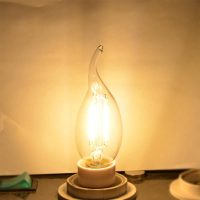 LED Edison Candle bulb bent tip | E27