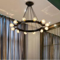 Wagon Wheel, Industrial Mettallic Hanging Chandelier-12 lights