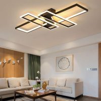 LED Ceiling Light, White, Black, 90 Cm, 120 Cm, Acrylic LED Ceiling Light, Suitable for Bedroom, Dining Room, Kitchen, Living Room