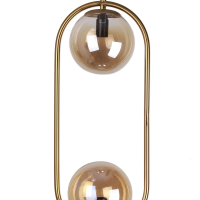 Double Glass Nordic Gold Pendant Light