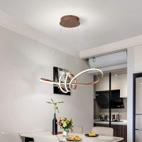 Classy LED Twirl Chandelier | 600MM Adjustable LED chandelier