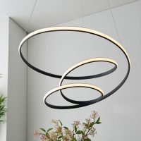 Spiral LED Chandelier Light| 3 color modes