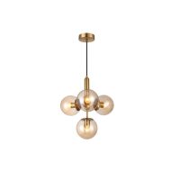 4P Amber Glass Center Light